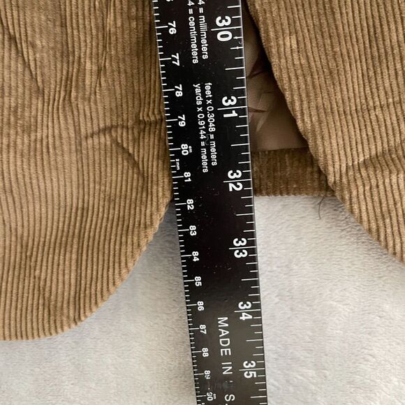 Alan Flusser Corduroy Sport Coat Mens 42L Brown Blazer Jacket Single Breasted - Picture 14 of 14